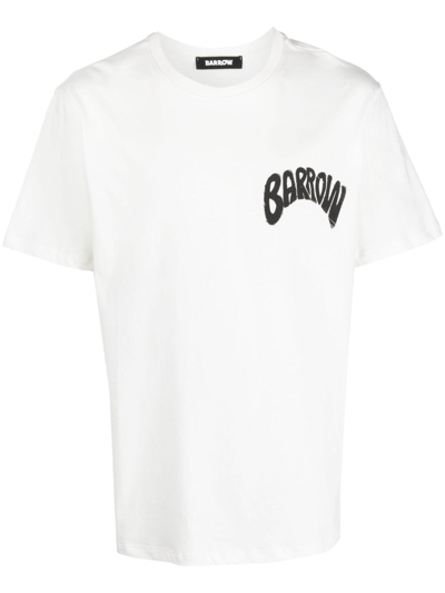 Barrow Chest Logo-print T-shirt In Weiss