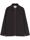 Jil Sander Hemdjacke Mit Reissverschluss In Brown