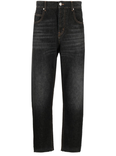 Marant Jelden Straight-leg Jeans In Black