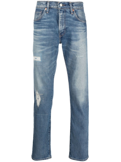 Levi's Halbhohe Straight-leg-jeans In Blue