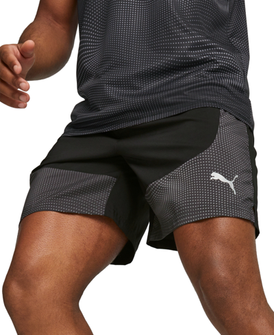 Puma Men's Run Favorite Velocity Colorblocked Moisture-wicking 7" Running Shorts In  Black