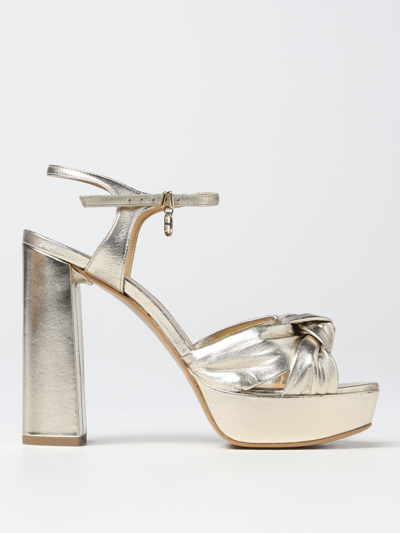 Twinset Heeled Sandals  Woman In Gold