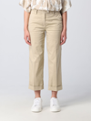 Re-hash Trousers  Woman In Beige