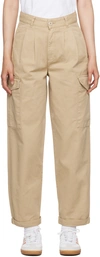 CARHARTT BEIGE COLLINS TROUSERS