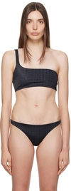 Givenchy Black 4g Bikini Top In 002 Black/grey