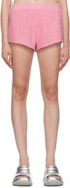 Givenchy 4g Toweling Jogging Shorts In Rosa