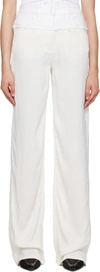 GIVENCHY WHITE OVERSIZED JEANS