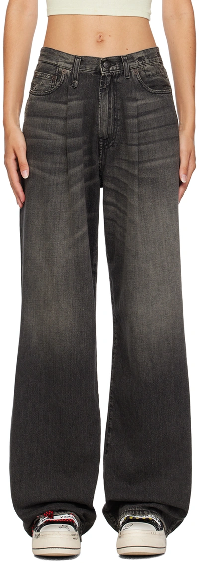 R13 BLACK DAMON JEANS