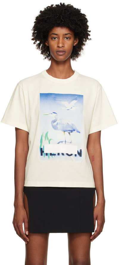 Heron Preston Graphic In White