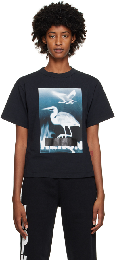 Heron Preston Censored Graphic-print T-shirt In Black