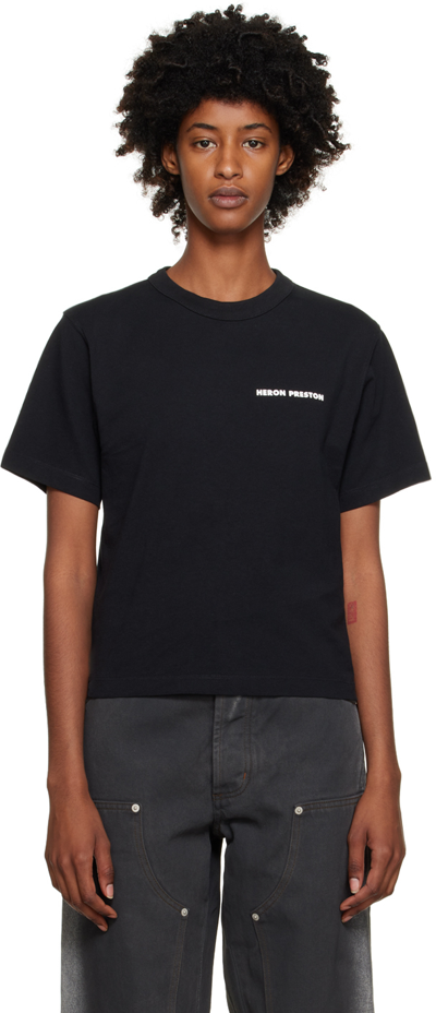 Heron Preston Logo-print T-shirt In Black/white