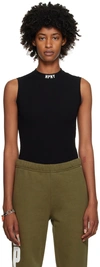 Heron Preston Black 'hpny' Bodysuit In Black White