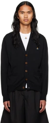 Vivienne Westwood Cardigan "alex" In Black 233-y0010-n401