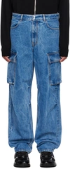 GIVENCHY BLUE FADED JEANS