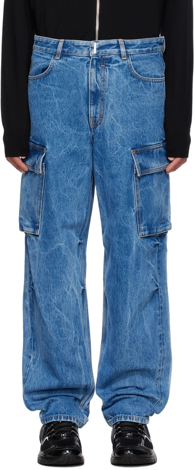 Givenchy Blue Faded Jeans