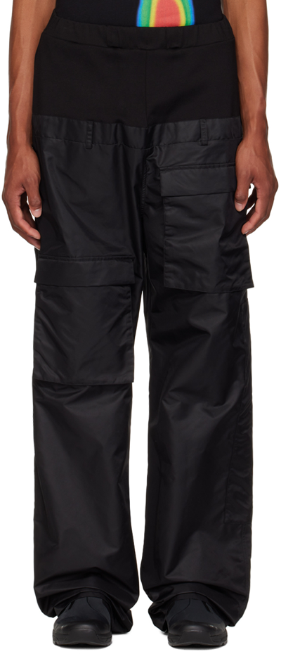 Spencer Badu Ssense Exclusive Black Cargo Pants