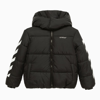 OFF-WHITE BLACK NYLON DOWN JACKET,OBED005F23FAB001/N_OFFW-1001_621-8