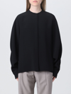 Jil Sander Relaxed-fit Viscose Blend Shirt With Button Closure In Black