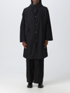Jil Sander Logo Printed Cotton Canvas Parka In Black