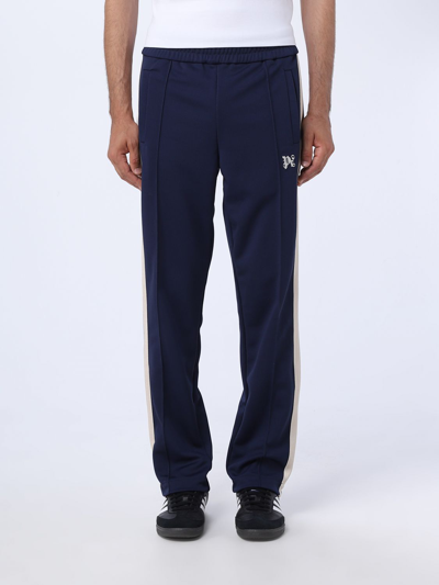 Palm Angels Track Pants With Contrasting Side Bands In Multi-colored