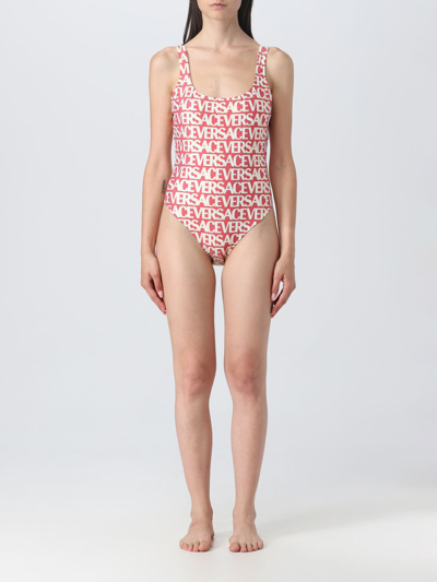 Versace Swimsuit  Woman In Fuchsia