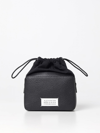 Maison Margiela Logo Patch Small Satchel Bag In Black