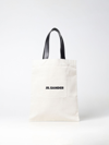 Jil Sander Tote Bags  Woman Color White In Beige