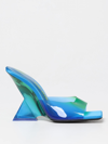 Attico Cheope 105mm Gradient-effect Mules In Blue