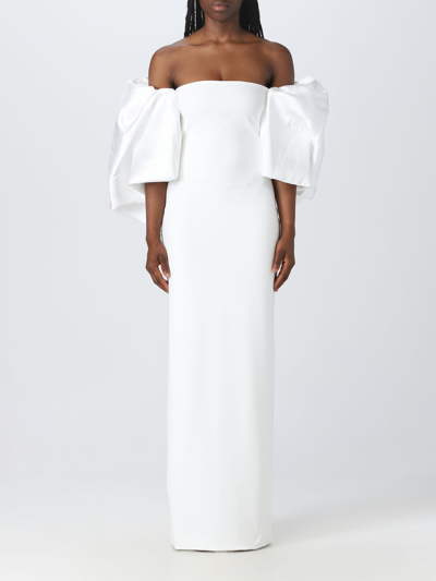 Solace London Dress  Woman Color Yellow Cream