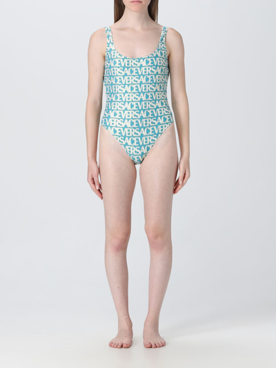 Versace Swimsuit  Woman Color Turquoise