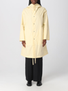 Jil Sander Yellow Printed Coat