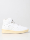 Jil Sander White High-top Sneakers In White