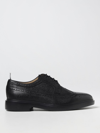 THOM BROWNE DERBY SHOES IN GRAINED LEATHER,E52333002