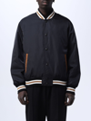Versace Medusa Flame Nylon Bomber Jacket In Black