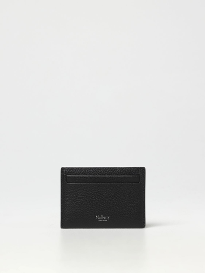 Mulberry Full-grain Leather Cardholder In Black