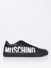 MOSCHINO COUTURE SERENA SNEAKERS IN LEATHER,e52841002