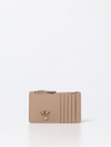 Pinko Wallet  Woman Color Biscuit