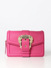 Versace Jeans Couture Bag In Grained Synthetic Leather In Fuchsia