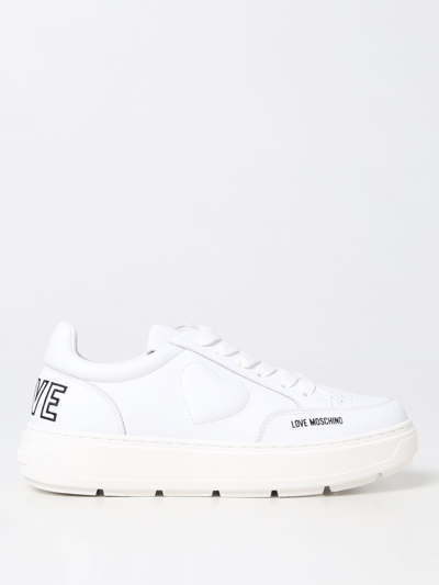 Love Moschino Trainers  Woman In White