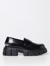 LOVE MOSCHINO MOCCASINS IN BRUSHED LEATHER,E53833002
