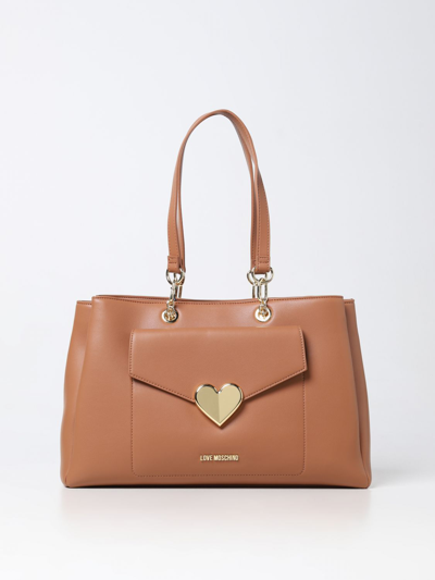 Love Moschino Tote Bags  Woman In Camel