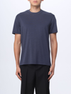 Tom Ford Short-sleeved Solid T-shirt In Blue