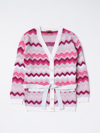 Missoni Zig Zag Wool Jacquard Knit Cardigan In Multicolor