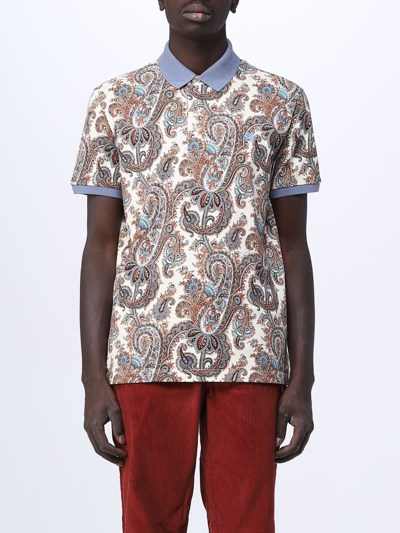 Etro Polo Shirt  Men In Cream