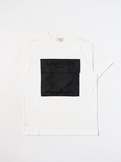 Lanvin Kids' T恤  儿童 颜色 白色 In White