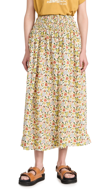The Great Viola Skirt In Floating Petals In Floating Petals Floral