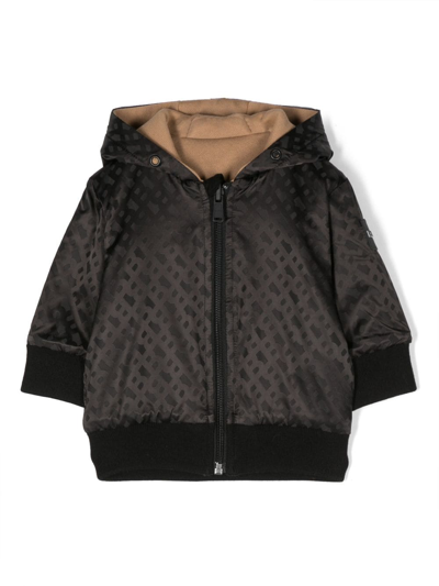 Bosswear Babies' Reversible Bomber Jacket In Black