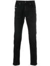 Diesel 1979 Sleenker 0pfax Skinny Jeans In Black