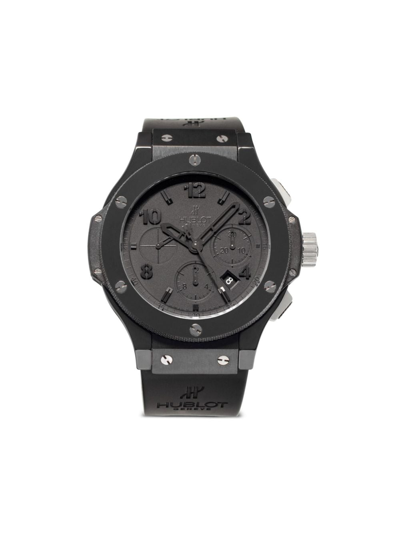 Pre-owned Hublot  Big Bag 44mm In Black