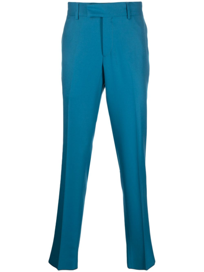 Lardini Straight-leg Tailored Trousers In Blue